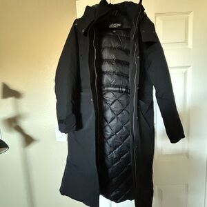 Lands End Expedition Waterproof Winter Maxi Down Coat - Size small (4-6)